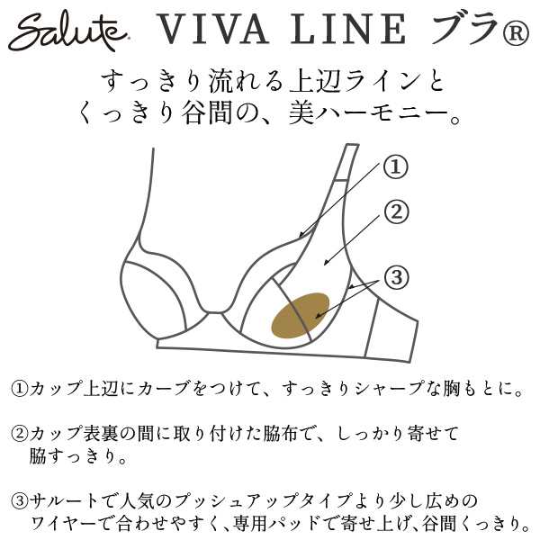 20%OFF ワコール サルート Salute 84グループ ブラジャー 3/4カップ