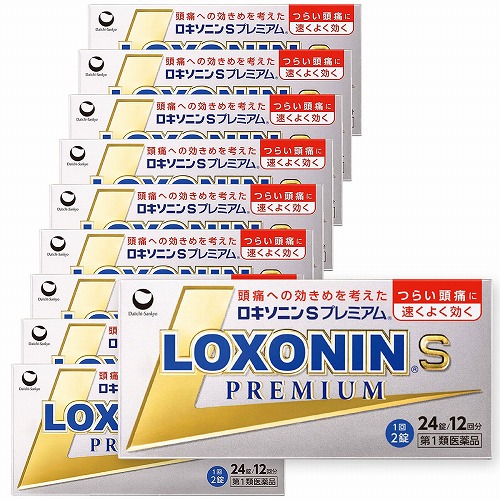 【第1類医薬品】 ロキソニンS プレミアム 24錠×10個セット ※セルフメディケーション税制対象商品