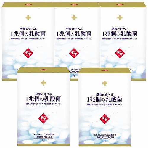 エーエフシー 華舞の食べる1兆個の乳酸菌 1.0ｇ×30本入×5個セットの通販は