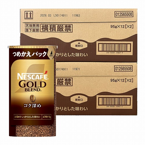 ネスカフェ ゴールドブレンド コク深め エコ＆システムパック 95g×24個セット