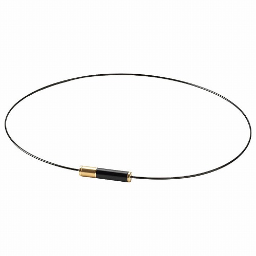 RAKUWAネックレス EXTREME ジオメトリー ブラック/ゴールド 43cm メール便送料無料