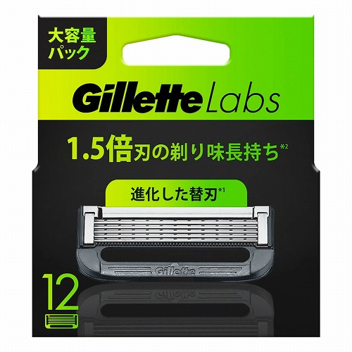 ジレットラボ 角質除去バー搭載 替刃 12個入
