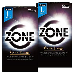 ZONE(ゾーン) Largeサイズ 6個入×2個セット メール便送料無料の通販は