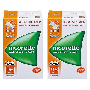 【第（2）類医薬品】 ニコレット フルーティミント 96個×2個セット ※セルフメディケーション税制対象商品