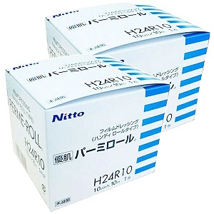 優肌パーミロール　H24R10 10cm✕10m 6箱セット　未使用 ニトムズ ニトムズ Nitto 優肌 パーミロール(ハンディロール