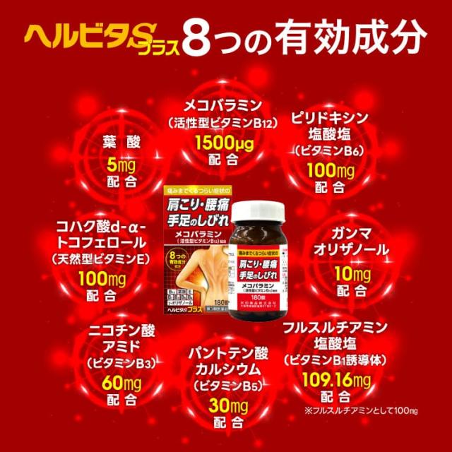 【第3類医薬品】ヘルビタSプラス 180錠 2個セット_3