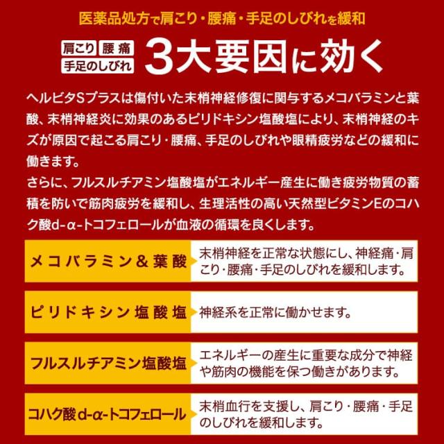 【第3類医薬品】ヘルビタSプラス 180錠 2個セット_4