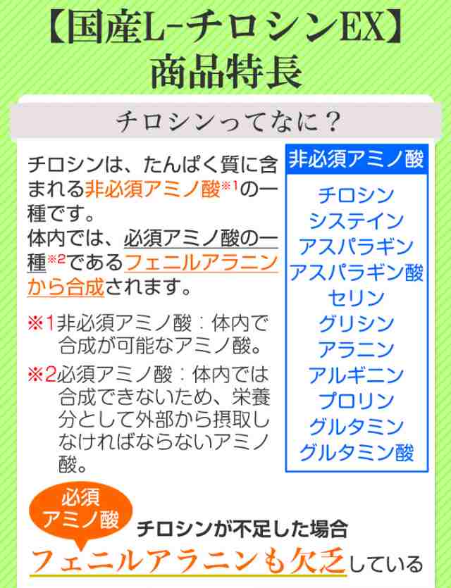 うつ ストレス メンタル やる気 ドーパミン サプリ 国産l チロシンex 350mg 90粒 1ヶ月分 チロシン 国内製造 サプリメント メールの通販はau Pay マーケット バランスボディ研究所