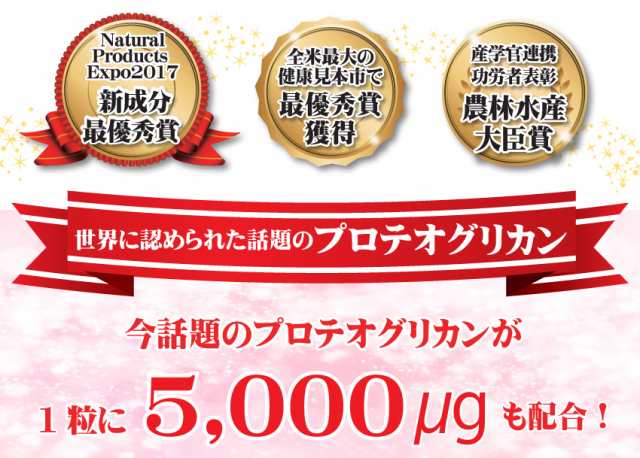 大容量約６ヶ月分！ハリやうるおいが気になる方に❗️超高級成分