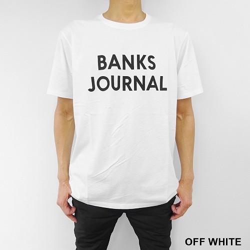 バンクス BANKS ロゴプリント ジャーナルTシャツ 半袖Ｔシャツ JOURNAL