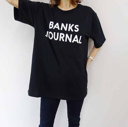 バンクス BANKS ロゴプリント ジャーナルTシャツ 半袖Ｔシャツ JOURNAL