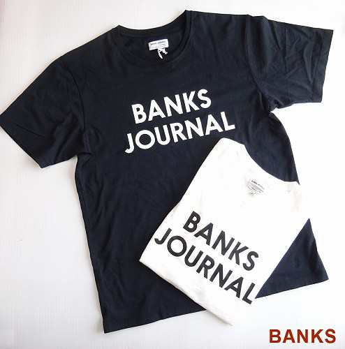 バンクス BANKS ロゴプリント ジャーナルTシャツ 半袖Ｔシャツ JOURNAL