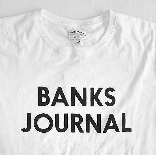 バンクス BANKS ロゴプリント ジャーナルTシャツ 半袖Ｔシャツ JOURNAL