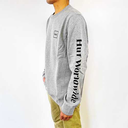 ハフ HUF トレーナー クルースウェット/HUF ESSENTIALS DOMESTIC CREW/PF00264/メンズ　レディース