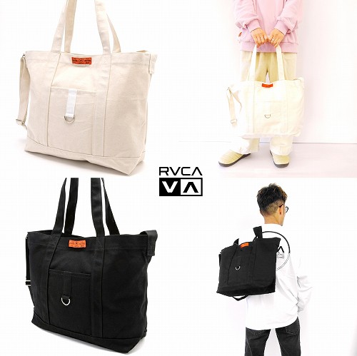 RVCA ルーカ キャンバス トートバッグ ショルダーバッグ RVCA