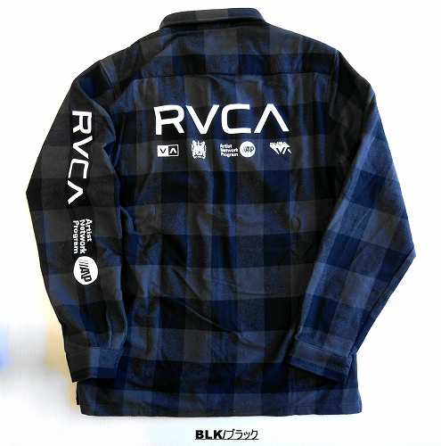 ルーカ RVCA チェック ロングスリーブシャツ 長袖 ネルシャツ RVCA FLANNE L/S SHIRT/BB042-142/ユニセックス