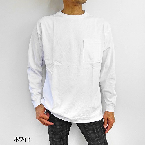 ト送料込 Goodwear ビッグシルエット ポケット ロングスリーブ ロンT