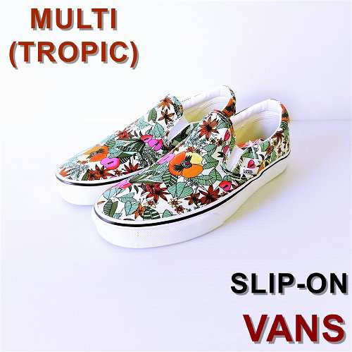 Vans バンズ メンズ クラッシック スリッポン 花柄 Classic Slip On Vn0a4u38ws9 Bitfbltrwht Multi Tropic の通販はau Pay マーケット C C Company