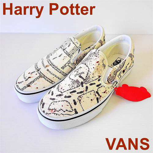 Sale バンズ ハリーポッター コラボ クラッシックスリッポン 忍びの地図 Vans Classic Slip On Harry Potter Madsmpclswt Slip On Vn0の通販はau Pay マーケット C C Company