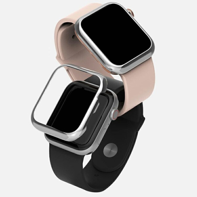 Apple Watch Series 9/8/7 カバー/ケース ステンレスバンパー