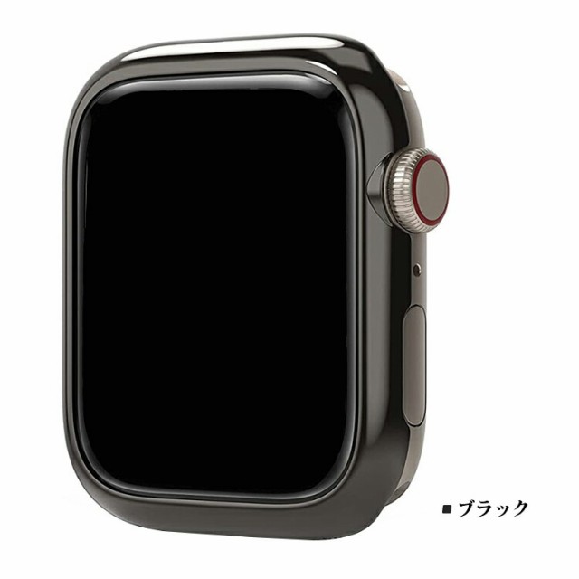 国産最新品シリーズ7 8 9アップルウォッチ 45mm ブラックステンレスケース 時計