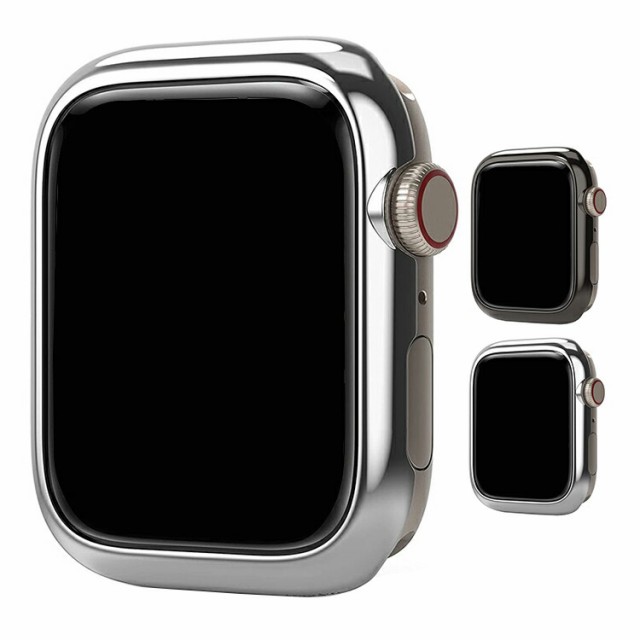 Apple Watch Series 9/8/7 カバー/ケース ステンレスバンパー 41mm ...