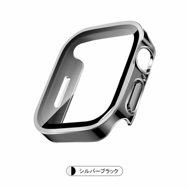 Apple Watch Series 9/8/7/Ultra 2/1 ケース カバー メッキ 強化