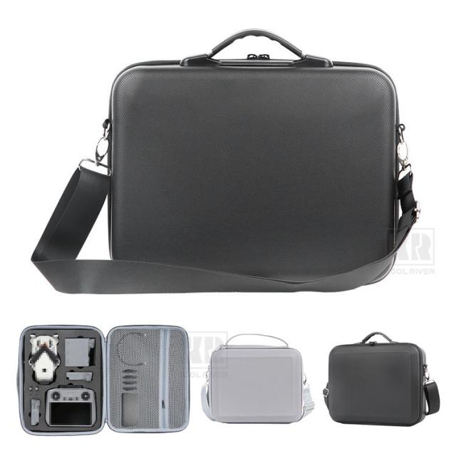 DJI lito 1/x1 ケース RC2 RC-N3 カバー 手提げ ショルダーバッグ ショルダーベルト / ショルダー紐 ストラップ付き 型抜き インナー クッション ポーチ ポータブル キャンバス調 硬質EVAポーチ 保護ケース 収納バッグ 収納ケース キャリングケース