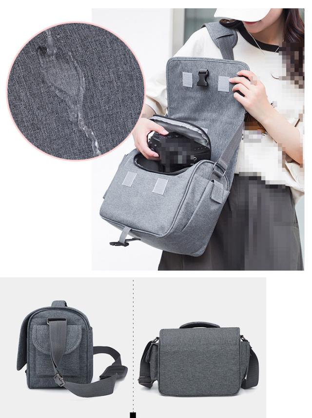 CANON EOS R50 V 収納バッグ 手提げ ショルダーバッグ ショルダーストラップ付き カメラ レンズ収納対応 カメラケース カメラバッグ 肩掛け かばん 間仕切り付き おすすめ カメラバッグ 女子 かわいい 男子 男女兼用 カメラ用ケース・バッグ