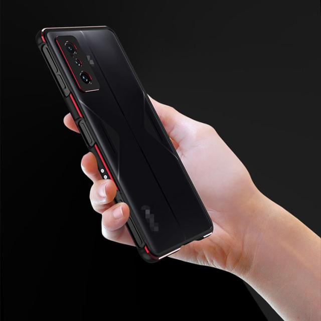 Xiaomi POCO F4 GT バンパー ケース カメラレンズ 保護 アルミ ...