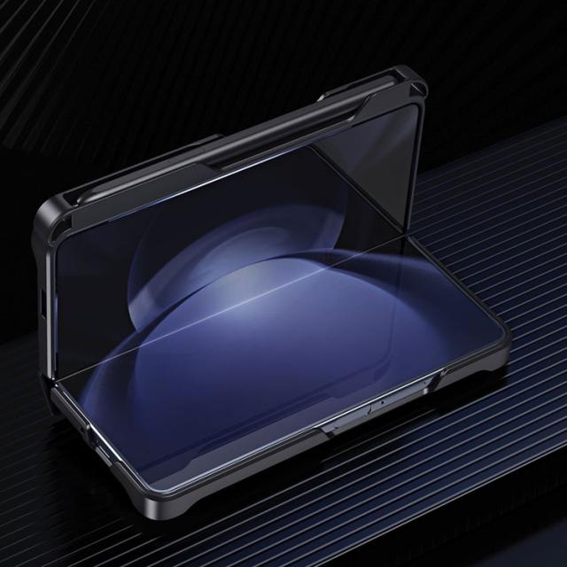 【保証残あり】Samsung Galaxy Z Fold6 本体・ケース2個付き Galaxy Z Fold6 ケース 横開き 折り畳み可能 シリコン塗装