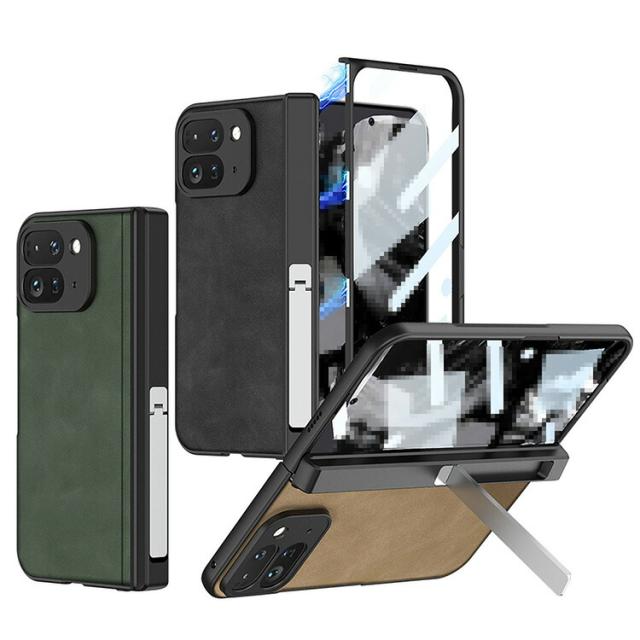 Pixel 9 Pro Fold ケース 耐衝撃 カバー 強化ガラス+プラスチック スタンド機能 前面強化ガラス シンプル グーグル ピクセル9 プロ フォールド 保護ケース カバー アンドロイド おすすめ おしゃれ スマートフォン/スマフォ/スマホケース/カバーの通販は