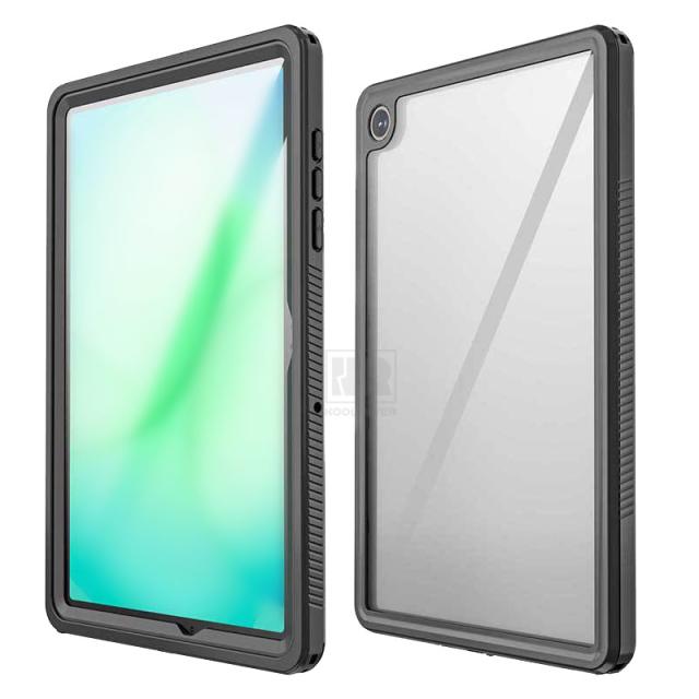 Galaxy Tab A11+ ケース 11インチ クリア ケース カバー TPU+プラスチック カメラ保護あり 背面透明 両面 前後保護 防水 フルカバー 保護ケース Samsung サムスン ギャラクシー タブA11 プラス 11インチ 衝撃吸収 シンプル おしゃれ タブレットケース タブレットカバー