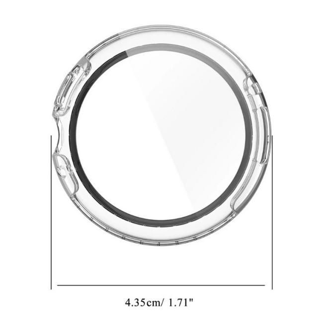 Google Pixel Watch 2/1 ケース カバー 強化ガラス (ガラスフィルム google Pixel Watch 2 ホワイト 保護カバー付き