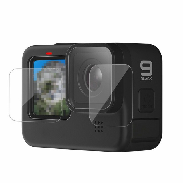 GoPro Hero9 Black ガラスフィルム強化ガラス 液晶保護フィルム 硬度9H