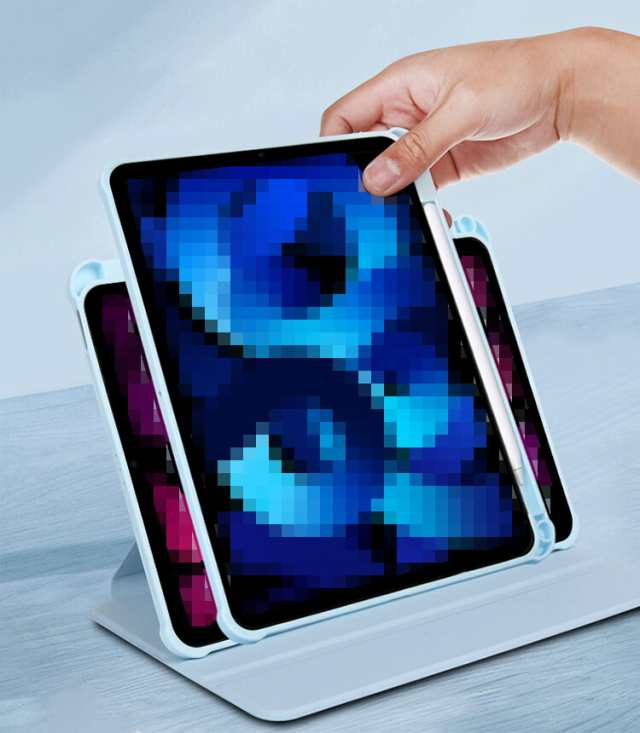 iPad 10.9ケース iPad Air4ケース ペンホルダー 手帳型 - iPadアクセサリー