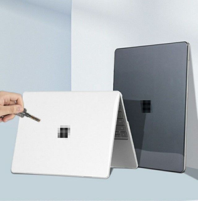Surface Laptop Go/Go 2 (12.4 インチ) カバー/ケース クリア シェル ...