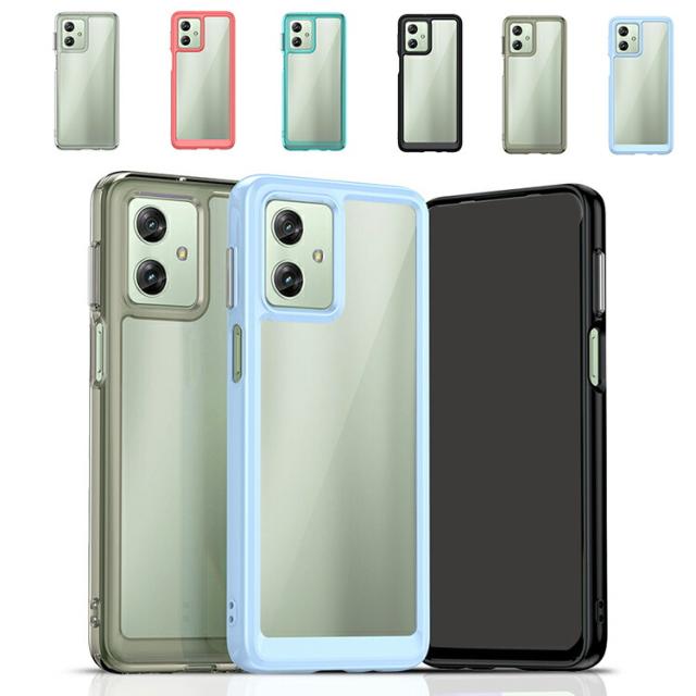 Moto G64 5G ケース Moto g64y 5G クリア 耐衝撃 カバー TPU 透明 