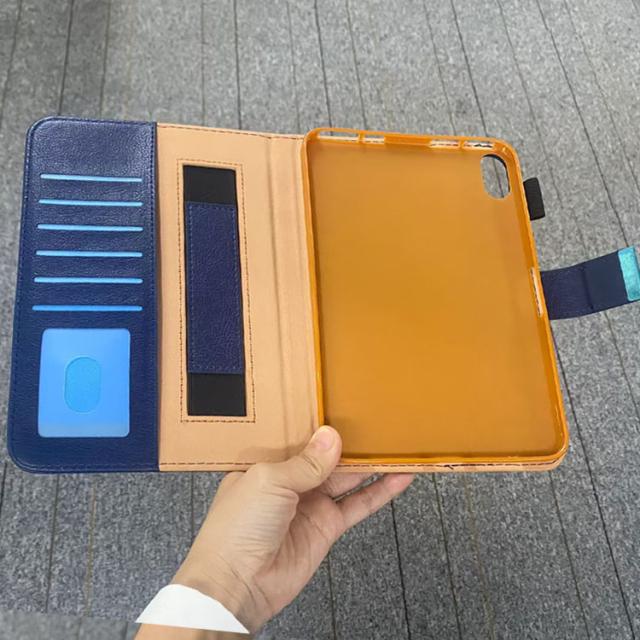 iPad mini 悪しき 6 専用 オレンジ ケース Apple Pencilホルダー