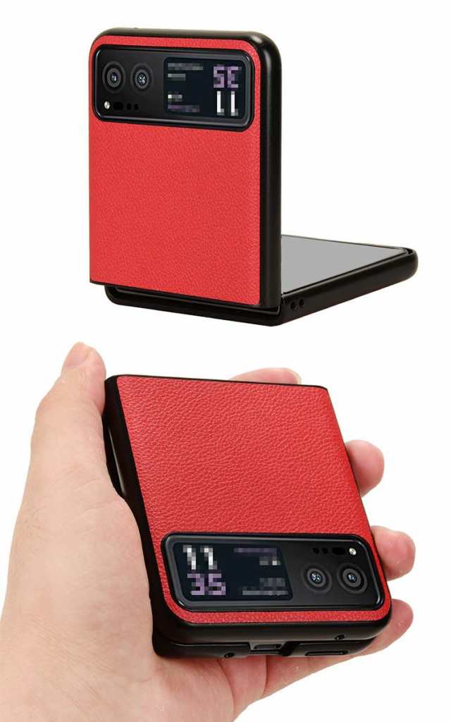 Moto Razr 40/Moto Razr 40s ケース 折りたたみ型 カード収納