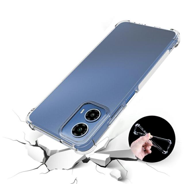 Moto G24 ケース クリア 耐衝撃 カバーTPU 透明 ソフトケース Motorola