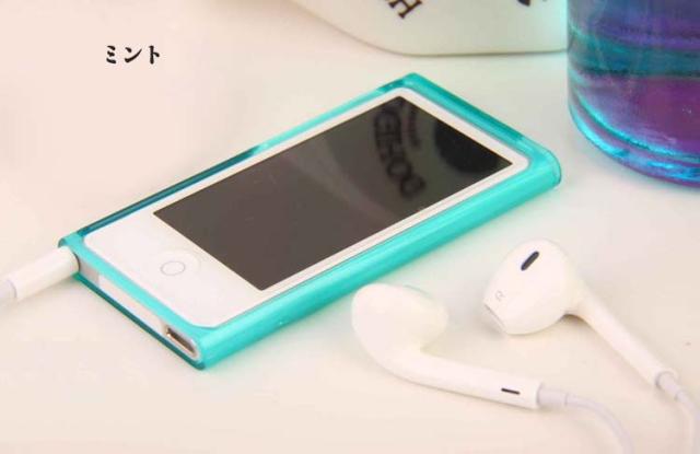【新品未使用】iPod nano 16GB Apple 廃盤 + シェルカバー Apple iPod nano クリア ケース/カバー 背面カバー スリムで薄い