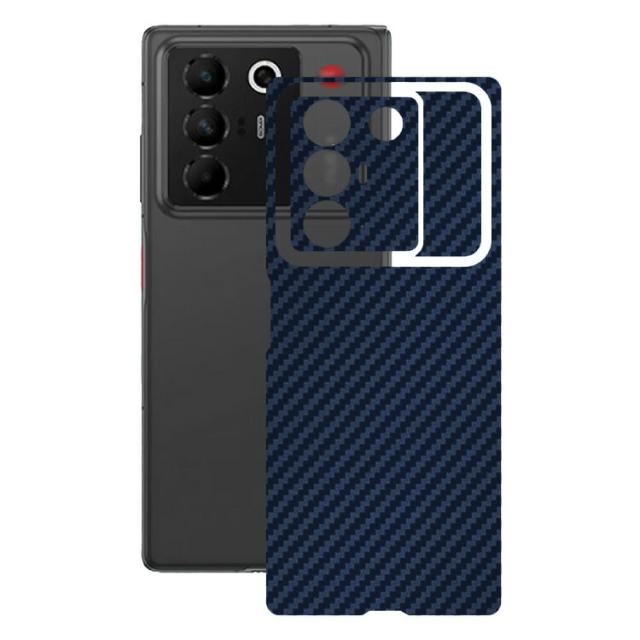 nubia Fold フィルム 背面保護フィルム カーボン調 2枚入り 背面保護