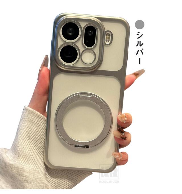 OPPO Find X9 クリアケース X9 Pro カバー マット メッキ ハードケース
