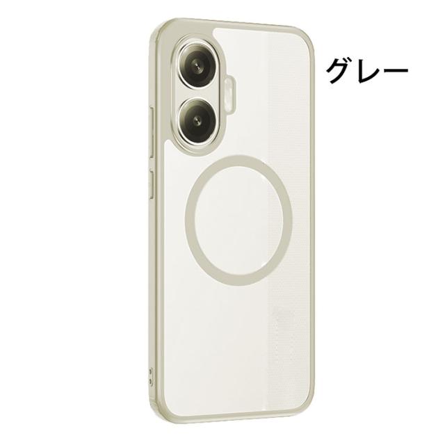 POCO F7 クリアケース カバー 背面透明 / マット TPU+プラスチック