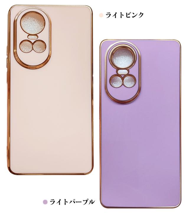 OPPO Reno10 Pro 5G ケース カバー メッキ TPU ソフトケース 可愛い