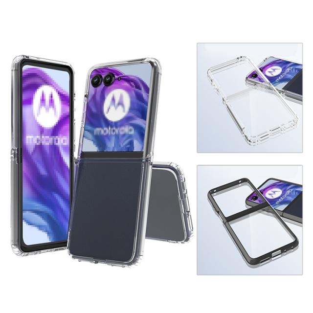 Moto Razr50 ケース クリア moto razr50s カバー ショル motorola razr 50&frasl;razr 50s ケース 保護カバー クリア PC