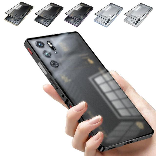 REDMAGIC 10 Pro バンパー ケース 10 Pro+ アルミバンパー 半透明 背面パネル カメラレンズカバー付き Nubia ヌビア レッドマジック10プロ / 10プロ プラス おしゃれ スマホケース スマホカバーの通販は
