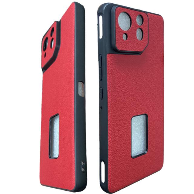 ROG Phone 8 ケース ROG Phone 8 Pro カバー PUレザー 背面レザー