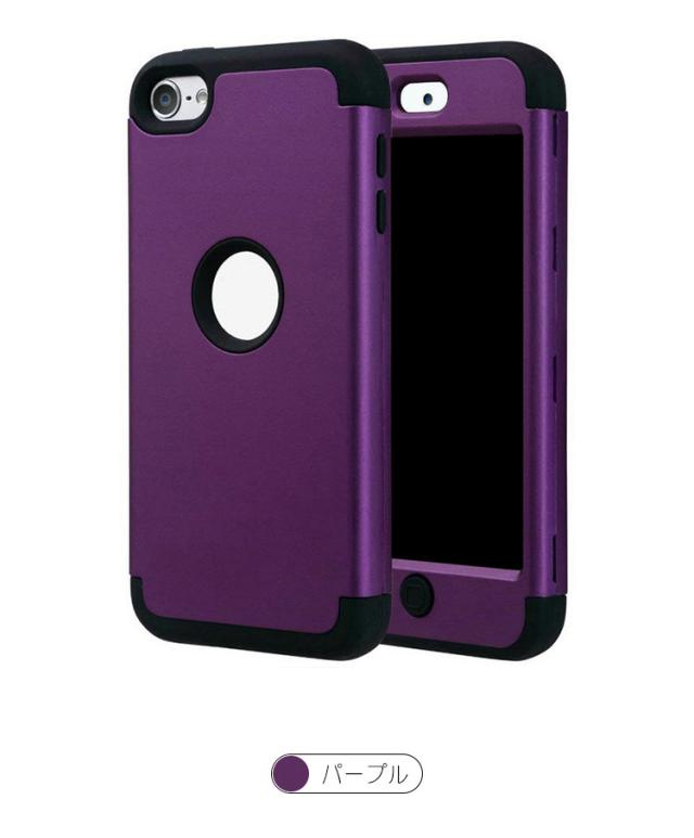 iPod Touch 5/6/7 (第7世代) 2019 TPU+シリコンケース/カバー 背面